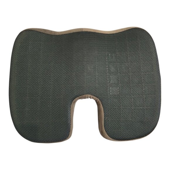 Goodyear GY1238 Memory Foam + Comfort Gel Contoured Seat Cushion Brown / Black - Picture 2 of 8